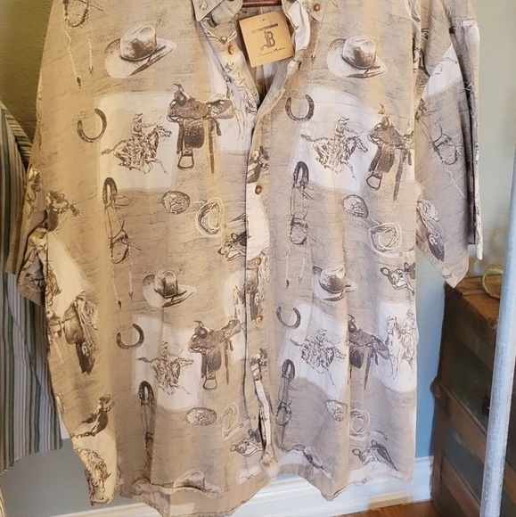 Western Graphic Button Up - Picture 2 of 2